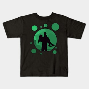 Romantic green bubble Kids T-Shirt